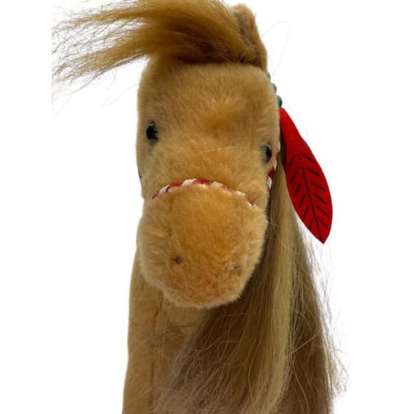 Cloud Dancer Indian Paint Horse Plush Stuffed Animal standing by Douglas feather - Picture 5 of 16